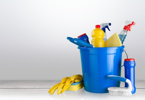 Dust removal and surface cleaning in a modern Elephant and Castle apartment after renovation